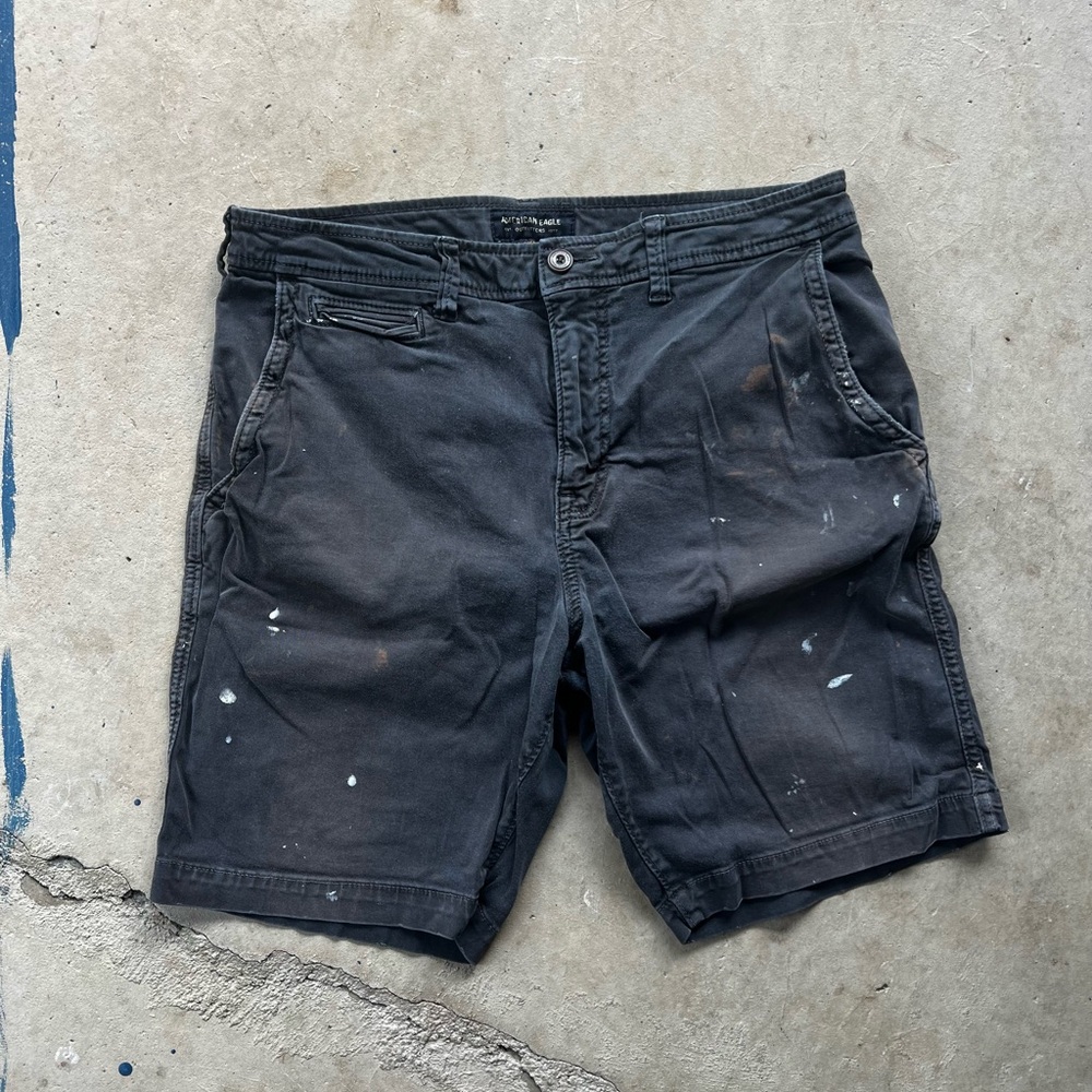 American Eagle Outfitters Dark Blue Cargo Shorts